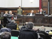 Befragung einer Zeugin aus Cervarolo im Prozess von Verona